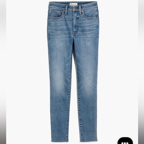 NWT Madewell Petite CURVY High-Rise Skinny Jeans in Ainsworth Wash, Women’s 28P - Picture 2 of 5